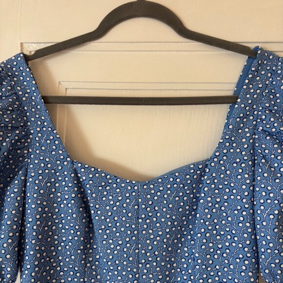 French Connection Blue Puff Sleeve Mini Dress (Size XS)
- Picture 4 of 9